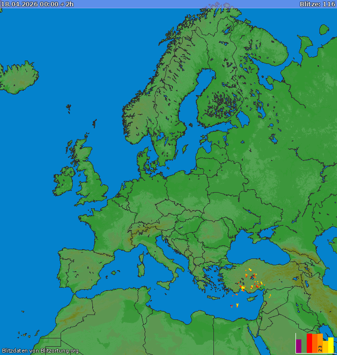 Blixtkarta Europa 2026-04-18 (Animering)