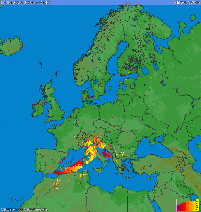 Blitzkarte Europa 10.09.2026