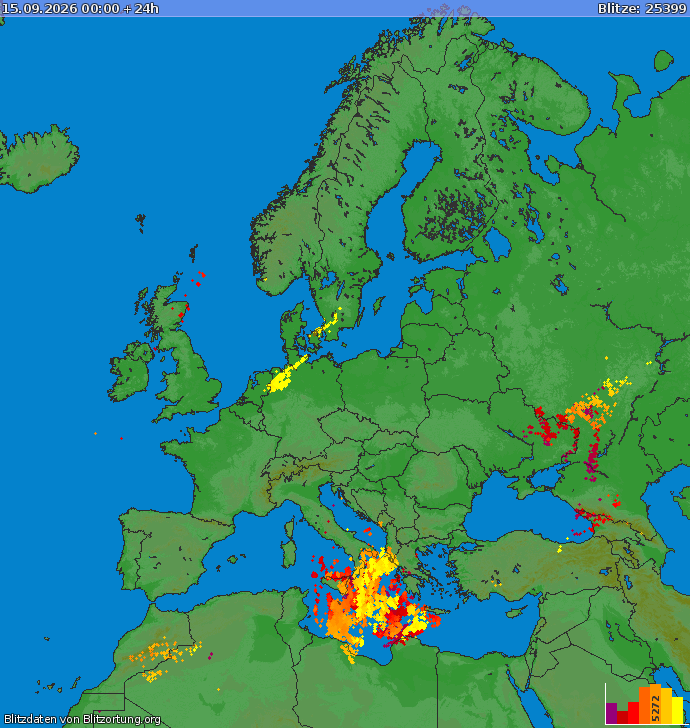 Blitzkarte Europa 15.09.2026