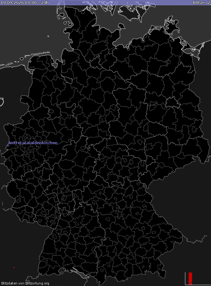 Blitzkarte Deutschland 19.09.2026