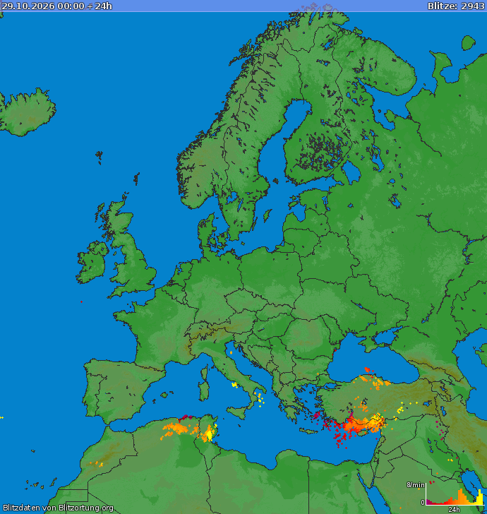 Blitzkarte Europa 30.10.2026