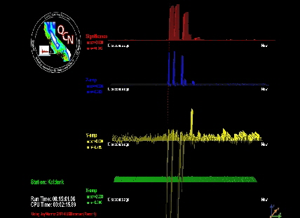 Erdbebensensor knstliches Erdbeben